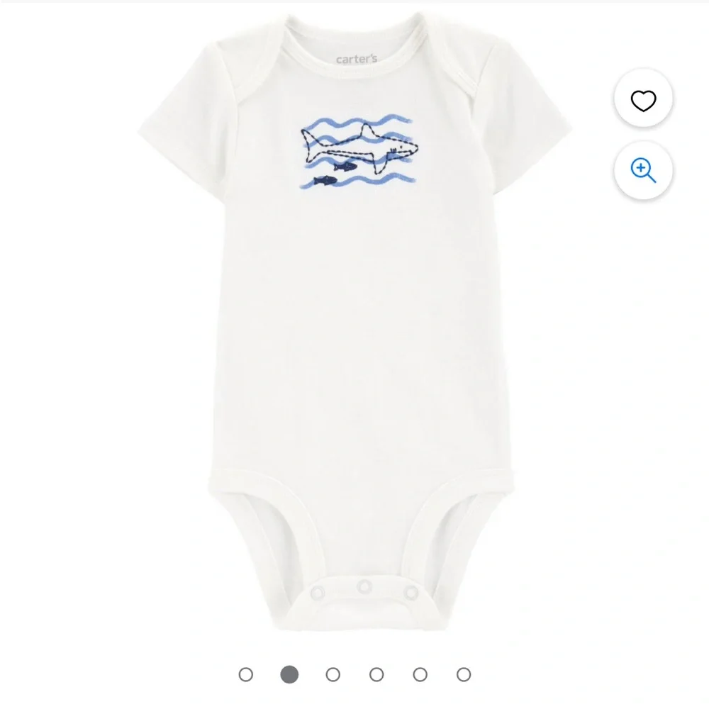Carter's Child of Mine Baby‎ Boys' Blue Shark 3 Piece Set